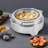 6.34QT 400W Round Stainless Steel Electric Chafing Dish Buffet Set Adjustable Temperature