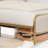 Upholstered Platform Bed with Velvet Headboard-548062663-621628382