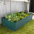 8x4x2 Ft Galvanized Raised Garden Bed Kit with Zippered Cover Doors Open Base Planter Box for Vegetables Flowers Thick Steel Construction Easy Assembly-2098840932-2098840922