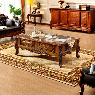 Table basse en bois massif