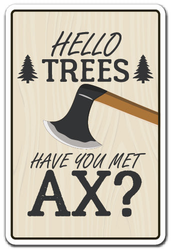 Hello Trees Decal
