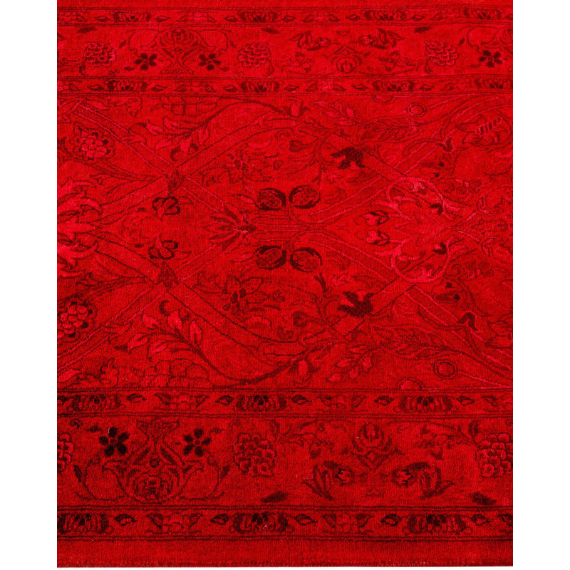 Fine Vibrance One-of-a-Kind 2'7" X 9'10" Hand Knotted Area Rug