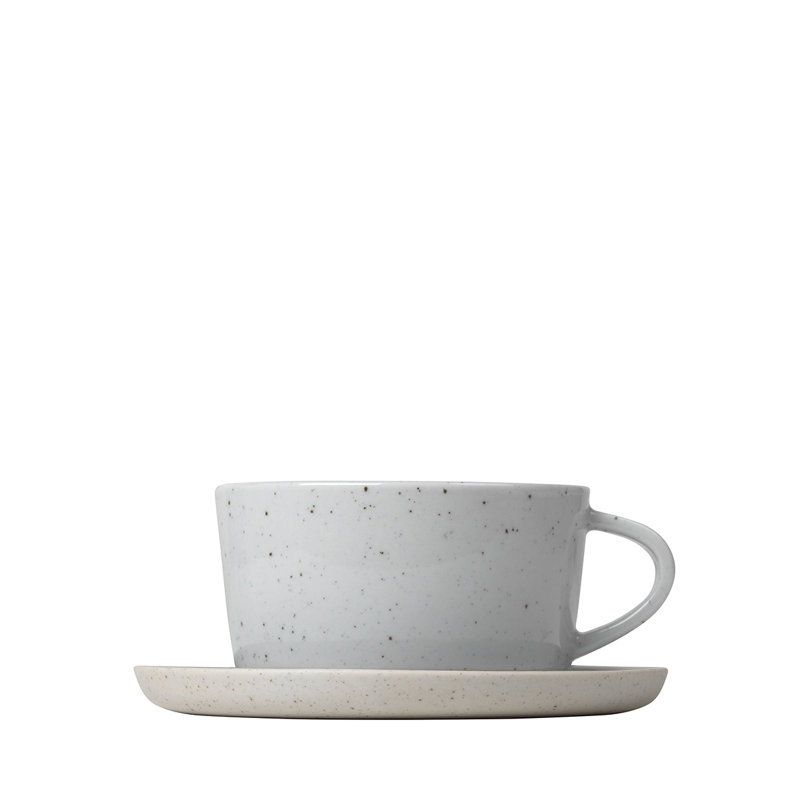 Sablo Tea Cup Set Of 2, Bone