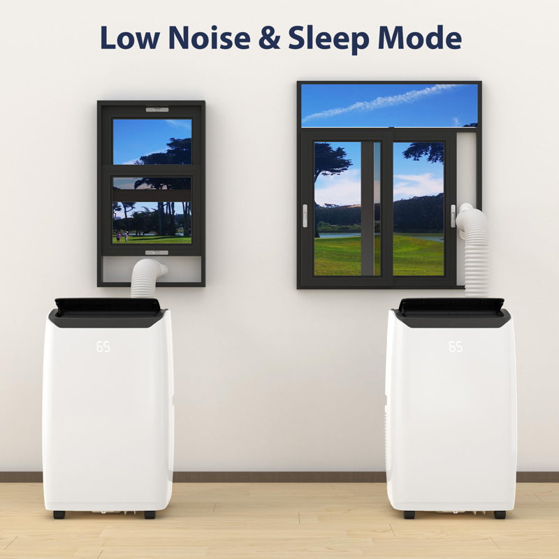 Climatiseurs portatifs 14 000 BTU avec télécommande pour salon et chambre à coucher