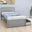Base de lit plateforme simple à 2 tiroirs avec tête de lit-1933319749