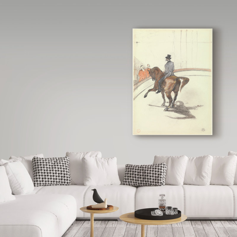 Henri de Toulouse-Lautrec Canvas Art in Beige and Brown