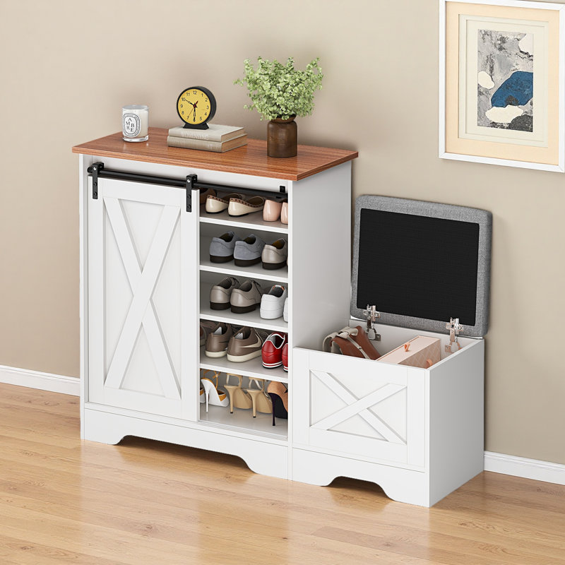 Armoire à chaussures, armoire à chaussures d'entrée de maison, armoire de rangement pour balcon d'entrée, étagère à chaussures de grande capacité