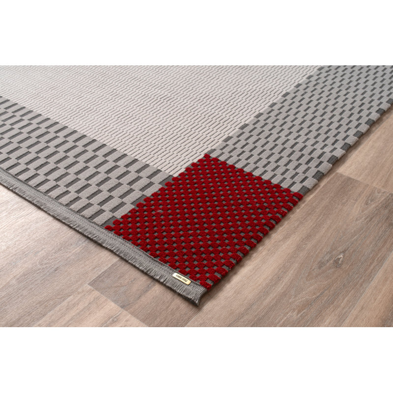 Tapis rectangulaire en coton Stefane, Rectangle 2 pi 8 po x 5 pi