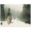 Reproduction de guépard dans la neige - Art mural animal de la faune - Snow Leopard Snow-1843374117-1843374118
