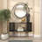 Moderna Gold Aluminum Metal Abstract Drip Decorative Vase with Melting Designed Body-1260401595-1260401591