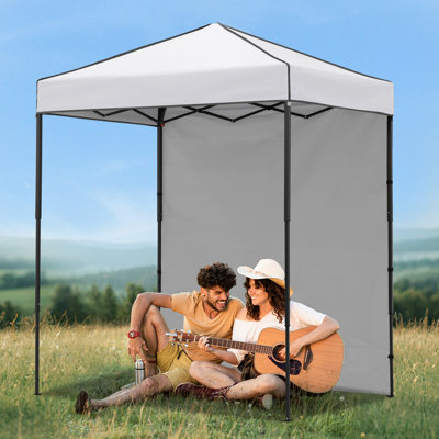6x4 Canopy Tent, Heavy Duty Pop up Canopy with Sidewall