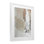 Subtle Blush Abstract Framed Print Under Glass, design by Riley B