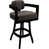 Brown Seat/ Black Frame/Polyester Blend est en rupture de stock