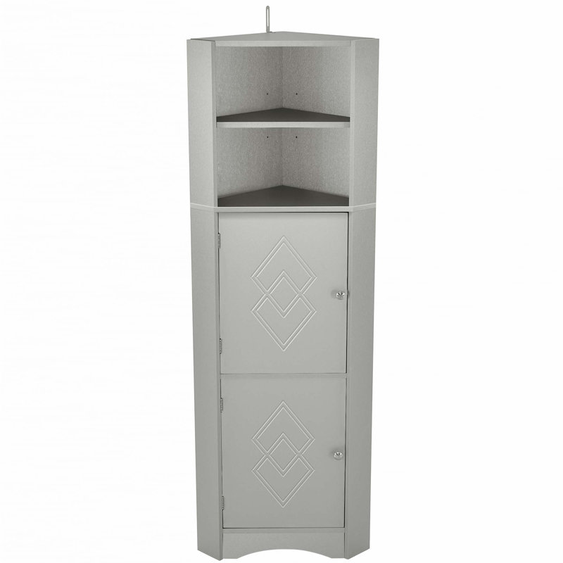 Tall Bathroom Corner Cabinet