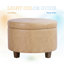 Repose-pieds en similicuir Channell-606714882