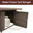 Forgan Rectangle Propane Smokeless Fire Pit Table with Hidden Fuel Tank