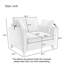 Fauteuil surdimensionné, fauteuil confortable et demi-canapé simple-118543352