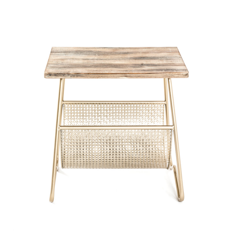 Fender Sled End Table, Gold