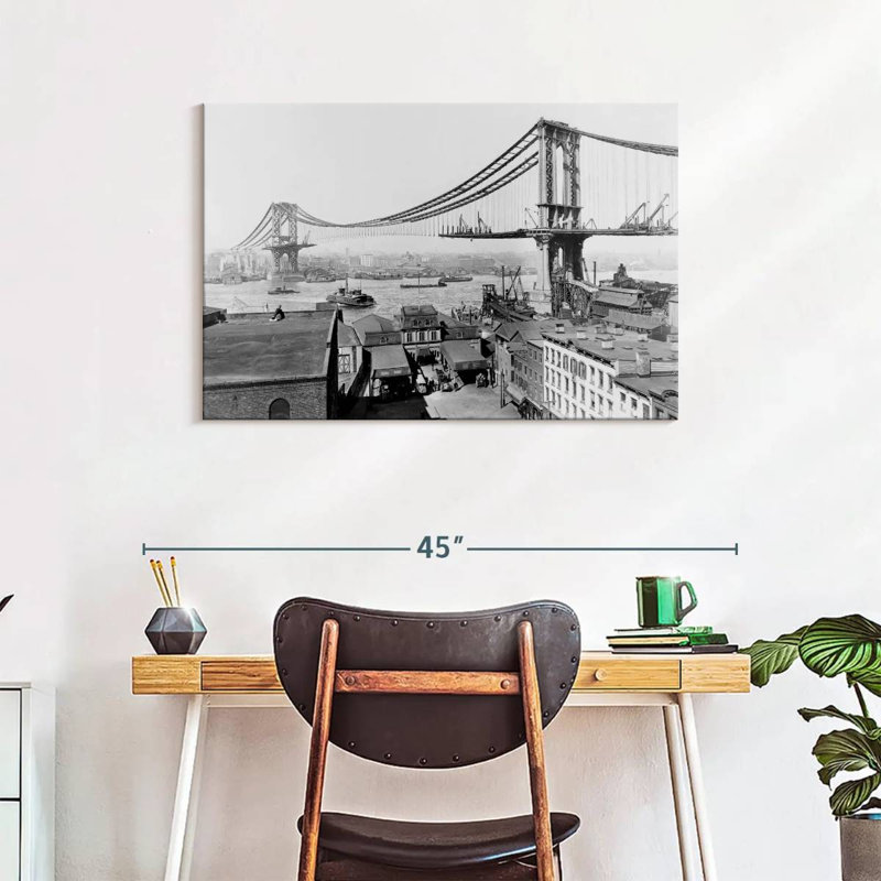 Construction du pont Lilie Manhattan, H 24 po x l 36 po