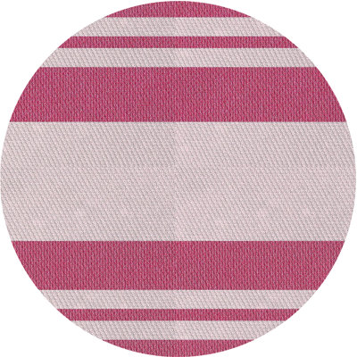 Tapis rose à rayures Antria