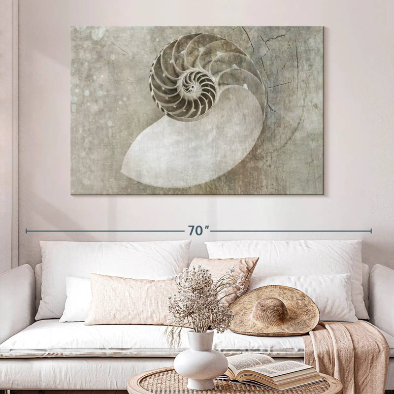 Spiral Seashell, 34" H x 51" W