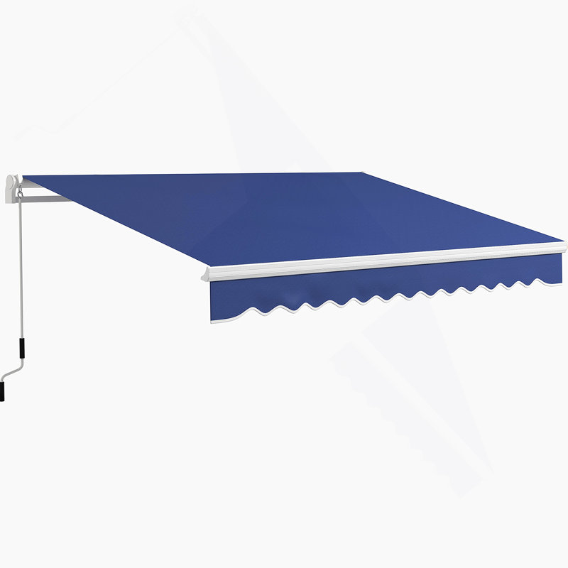 Auvent de patio rétractable polyvalent pour une protection et un style extérieurs, Bleu très foncé