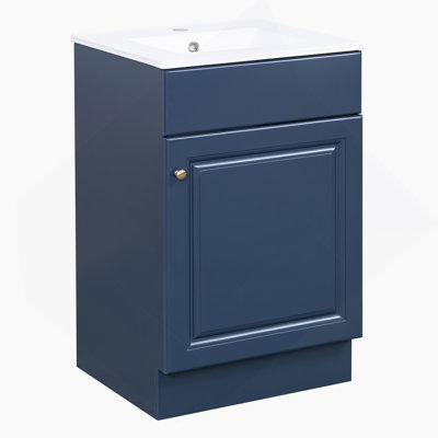 Bathroom Vanity With Sink, Storage Cabinet With Adjustable Shelf