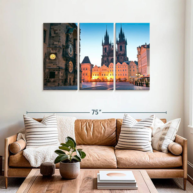 Rorry Prague Town Square, 36" H x 57" W