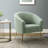 Dawson Boucle Barrel Chair With Metal Legs-1187788429