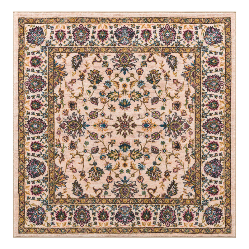 Oriental Indoor Rug, Square 5'3"