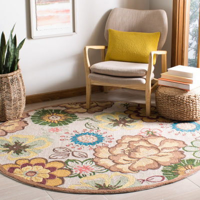 Doyle Hand Hooked Performance Floral Rug