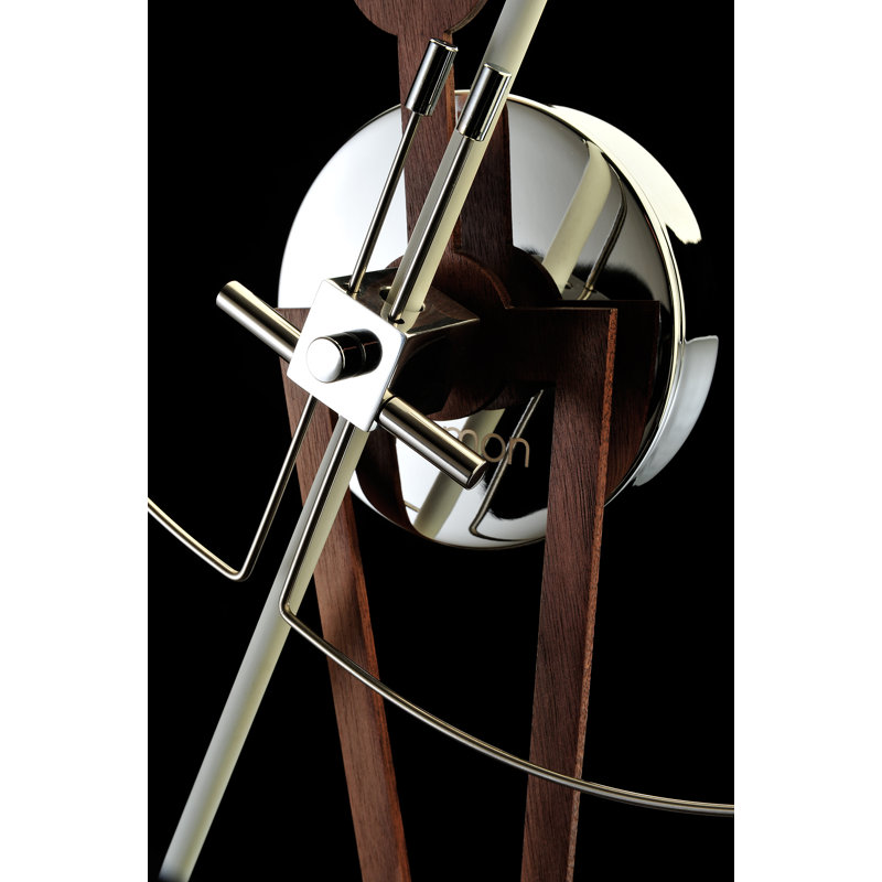 Cris Metal Analog Wall Clock, White