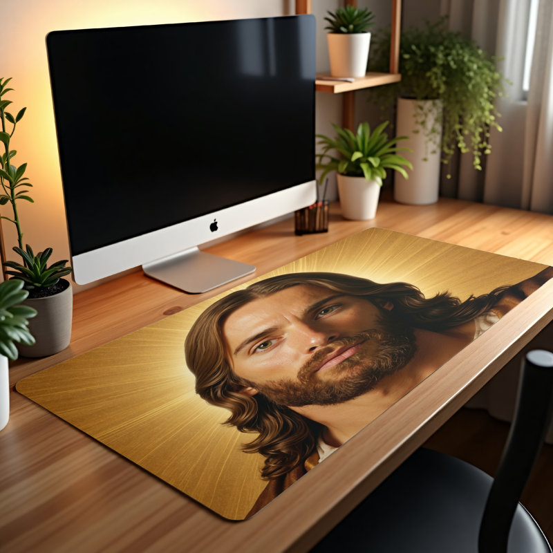 Polyester Desk Pad, 31.5x15.5