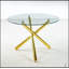 Table de salle à manger Golden avec pieds en métal et conception moderne peu encombrante pour les salons élégants-1570420936-1570420938