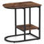 1 table d'appoint en C avec table de bout à 2 niveaux avec rangement-1733581718