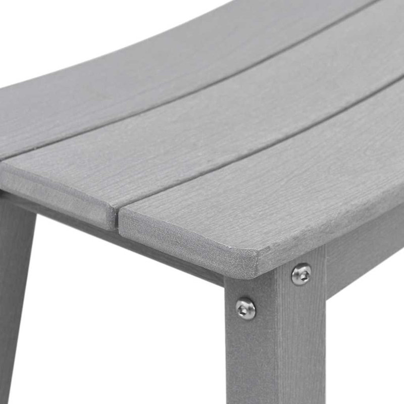 Vidaxl Garden Bar Set 6 Pcs HDPE, Light Grey