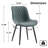 Modern Dining Chairs Faux Leather Upholstered Kitchen Chairs Side Chair With Metal Legs-117655439