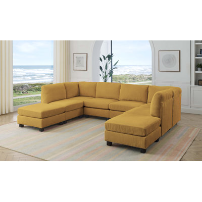 Corduroy Sectional Reversible