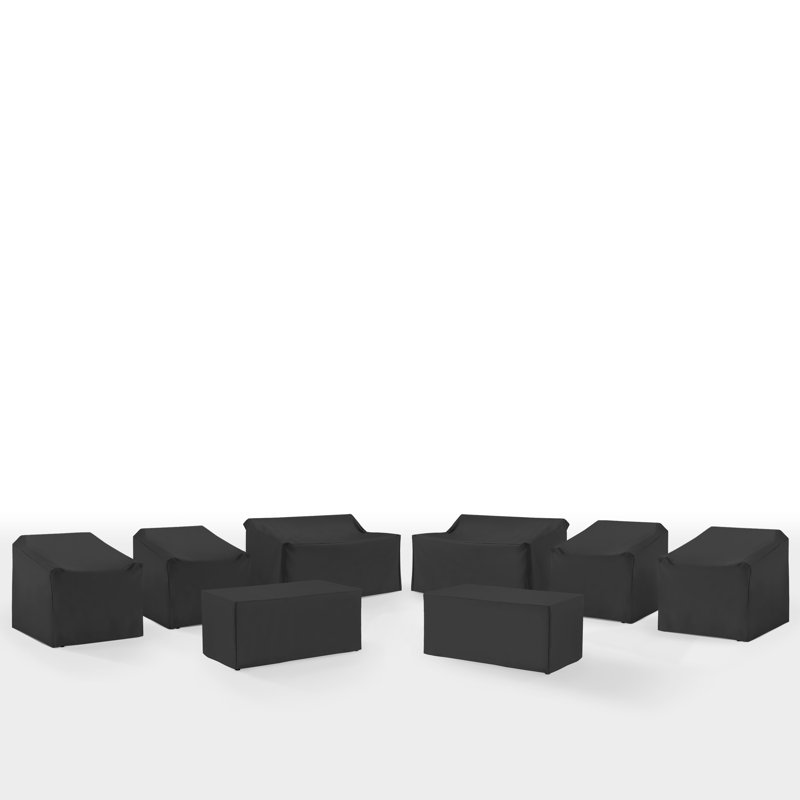 Housse pour ensemble de conversation Furniture Furniture, Noir