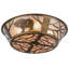 Rustic Lodge 4 - Light Semi Flush Mount