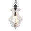 Lustre de style rustique en bois patiné à 1 lumière 12,6 po Ambrose-333706909