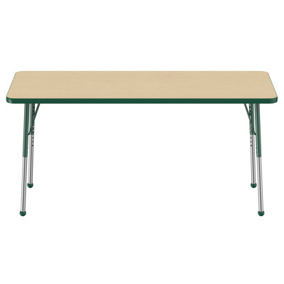 Rectangle T-Mold Adjustable Height Activity Table