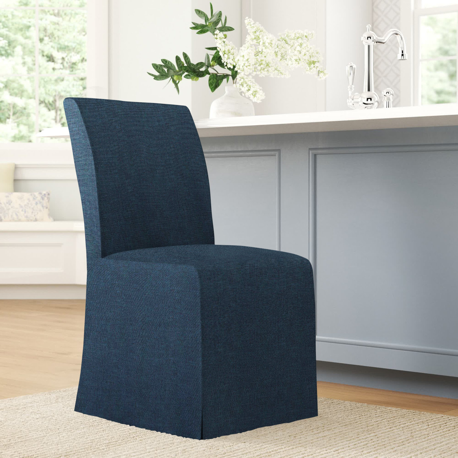 Sumatra Parsons Dining Chair, Zuma Navy