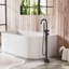 Robinet de baignoire thermostatique autoportant à un trou en acier inoxydable 316 avec douche à main-122595904