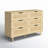 Scot 43.3'' W Natural Rattan 6-Drawer Dresser