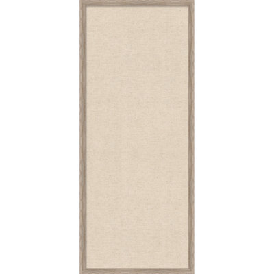  Tableau d'affichage encadré en tissu, lin naturel par Creative Bunch Studio