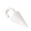 Cone Drop-Matte White