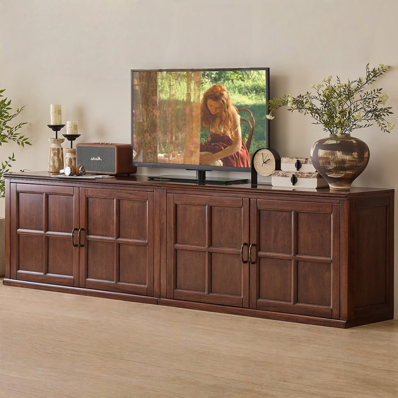 Creative Solid Wood TV Stand