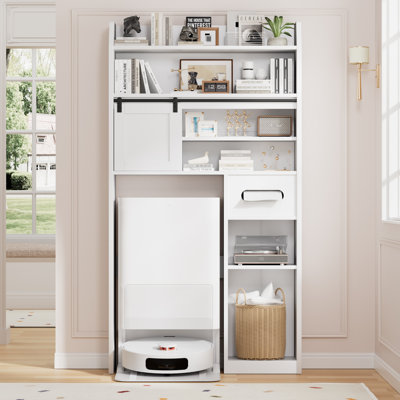 Bookshelves And Bookcases Floor Standing Display Open Storage Shelves 63.8 In Tall Bookcase Home Decor Furniture For Home Office, Living Room, Bedroom