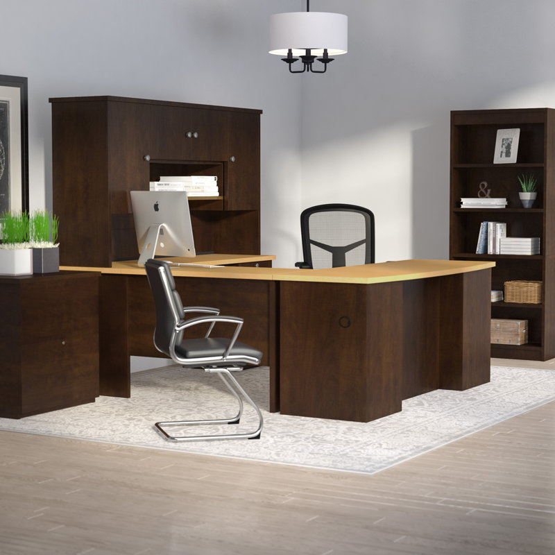 Alves Piece Configurable Executive Desk Office Set